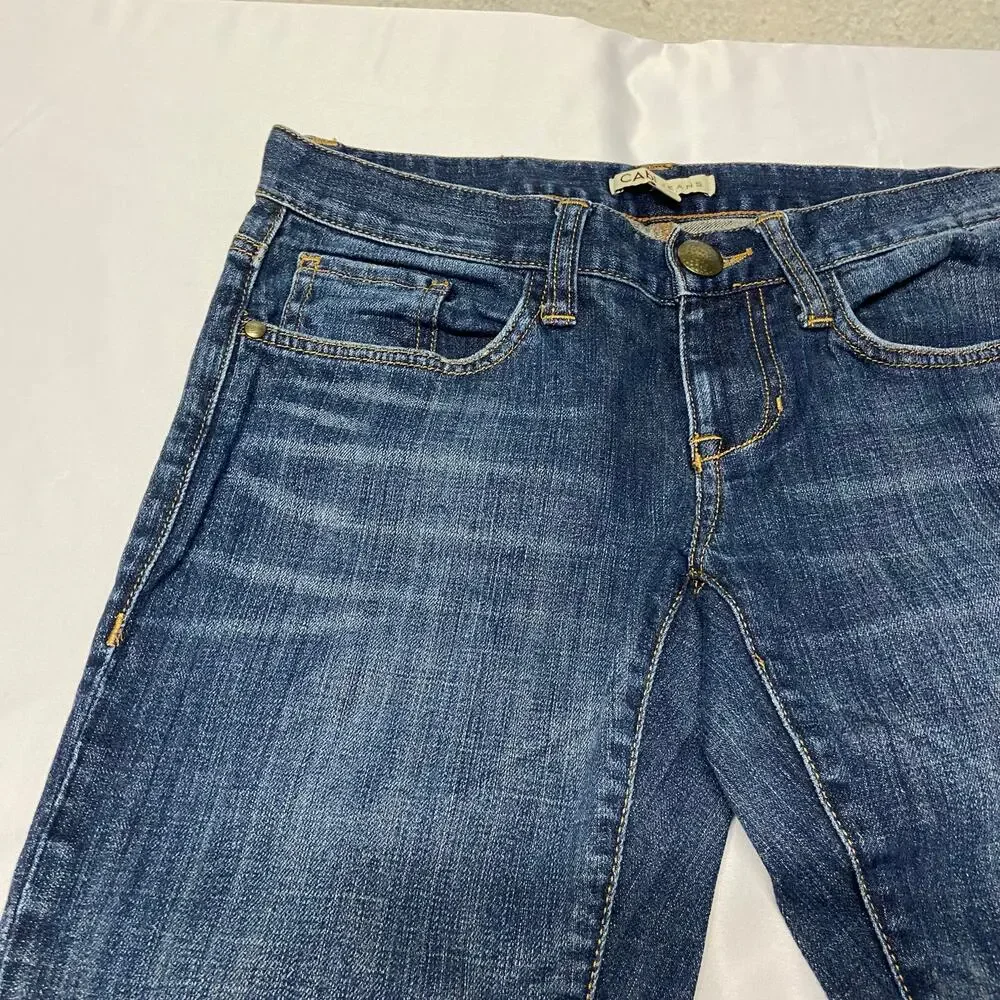 CAbi Jeans Womens Size 2 Rivets Straight Stretch Denim Low Rise Style #513 - Picture 4 of 16